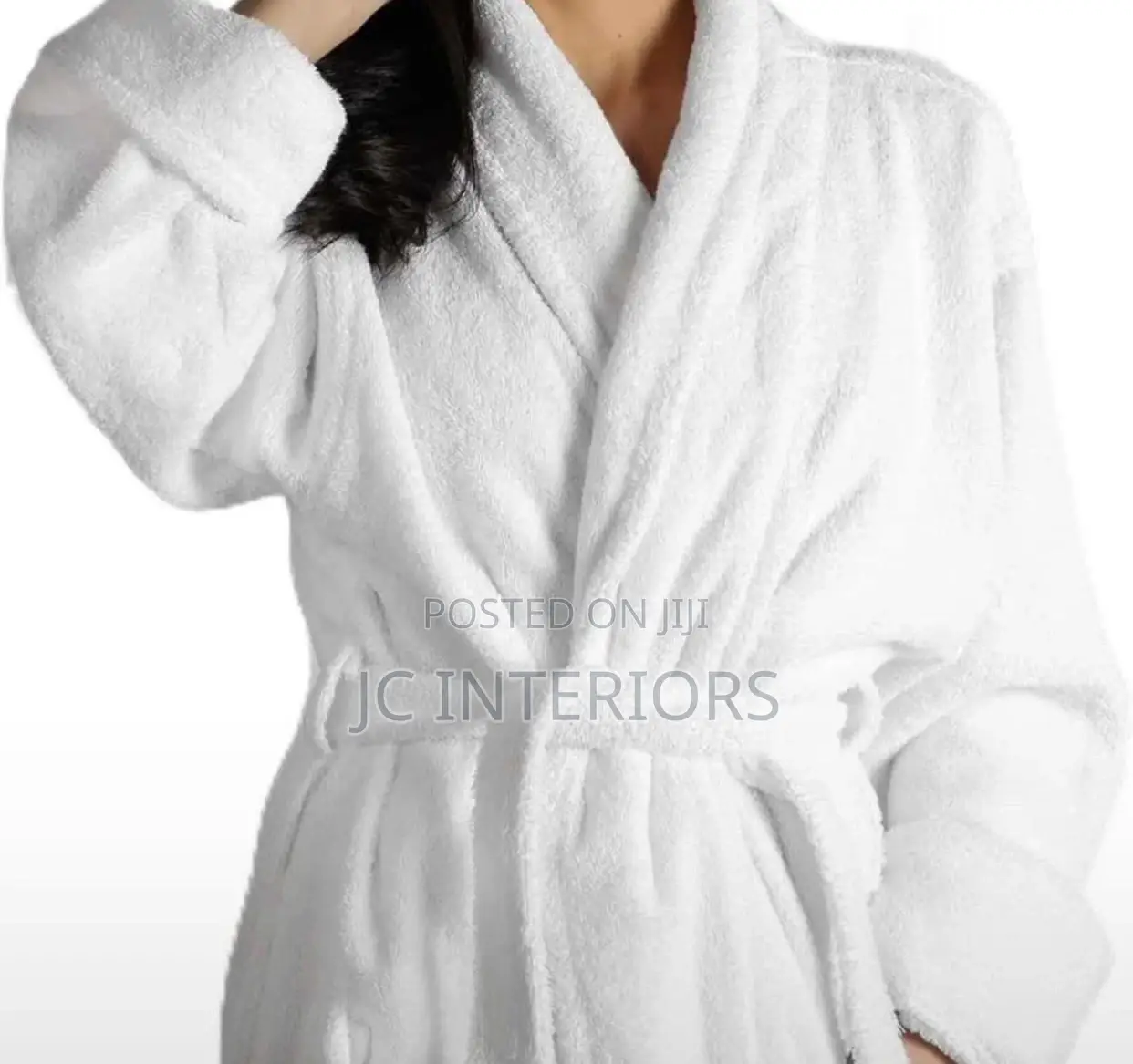 Plain White Bathrobes All Sizes