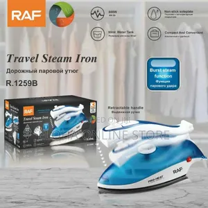 RAF Travel Steam Iron Non-Stick