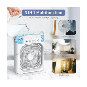 3 in 1 Electric Air Cooler Fan and Humidifier-Multicolours