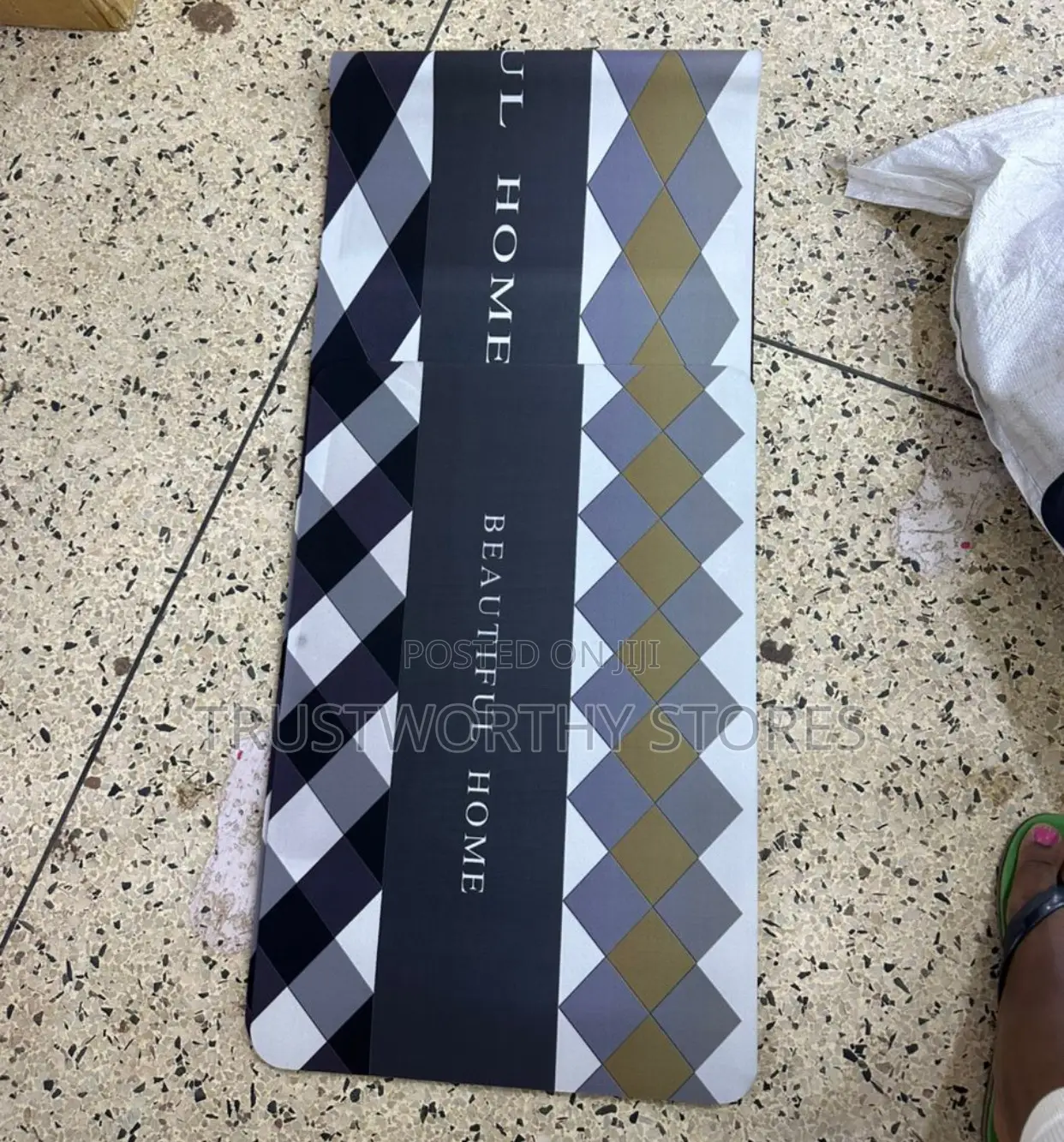 2piece Rubber Kitchen Rugs