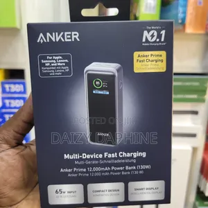 130W 12000mah Multi Device Fast Charger Power Bank