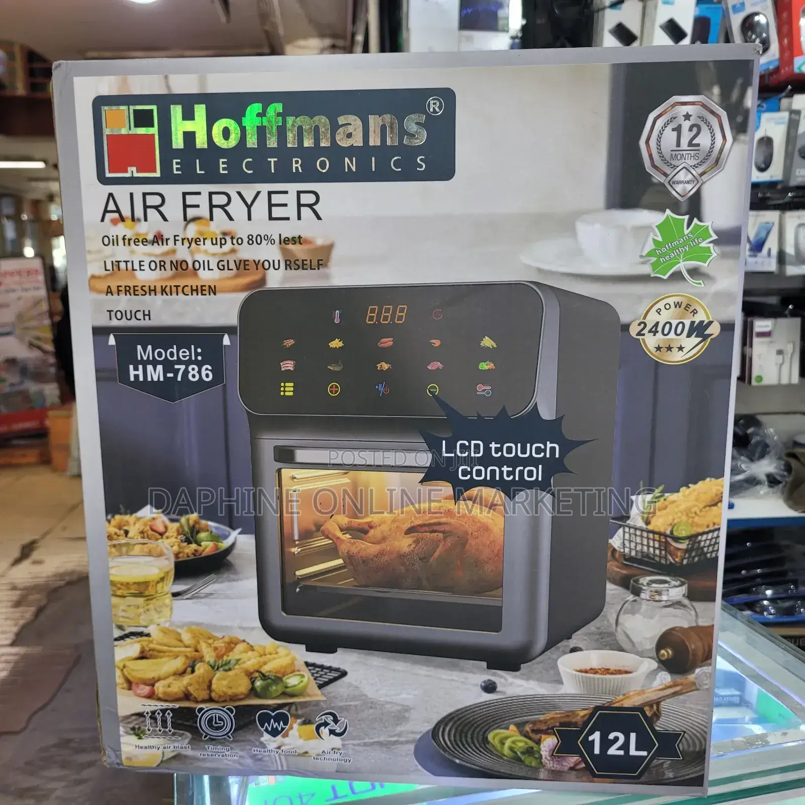 12L Touch Control Airfryer/Digital Control 12L Airfryer