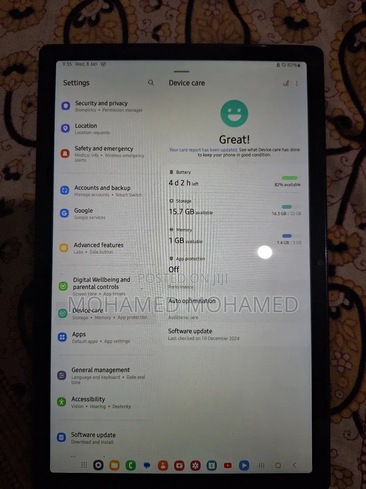 Samsung Galaxy Tab A8 10.5 (2021) 32 GB Gray