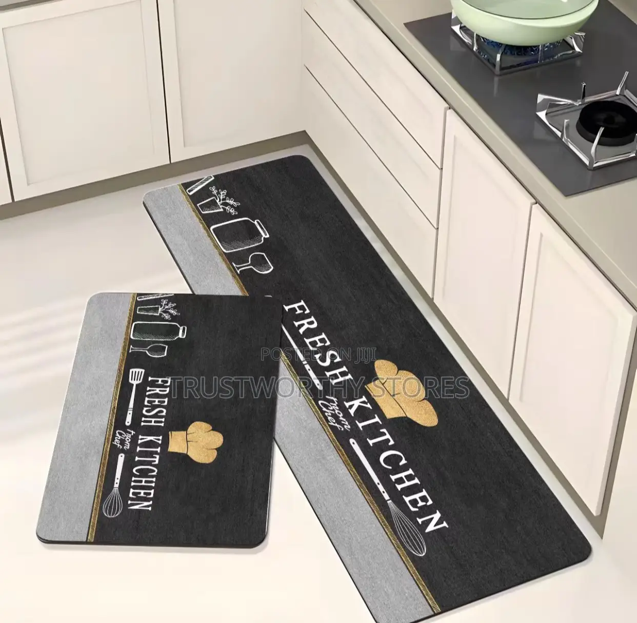 2piece Rubber Kitchen Rugs