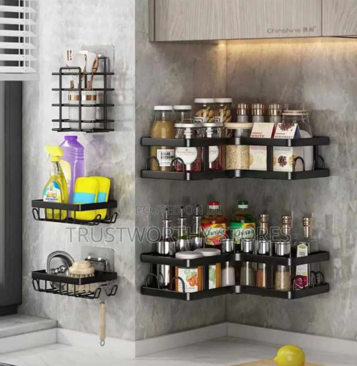 5pcs Bathroom Shower Caddy Organizer