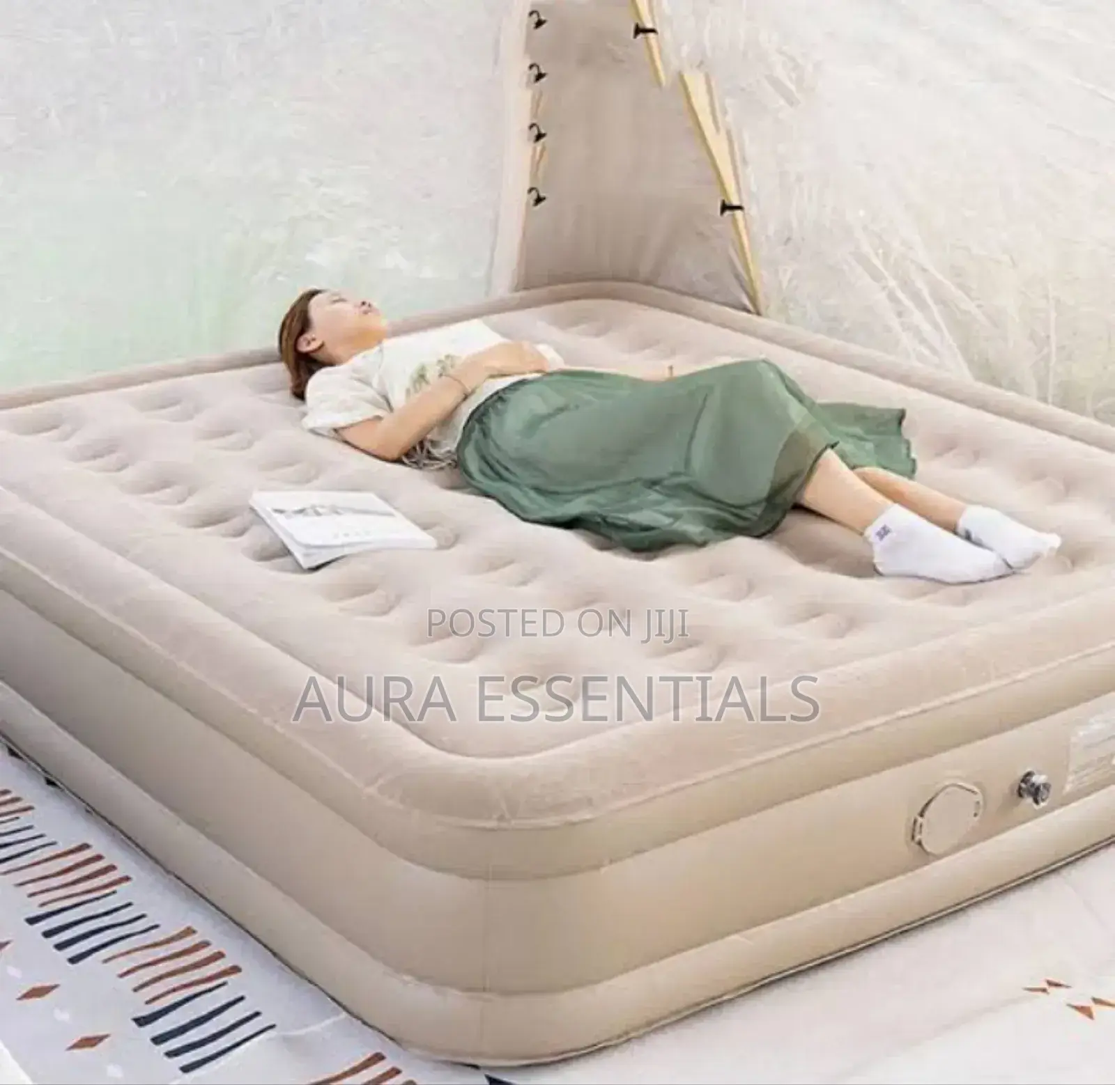 Topper Latex Inflatable Mattress Bed