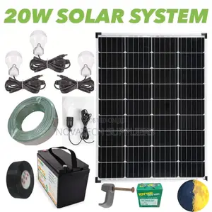 20W Solar Complete System Rad
