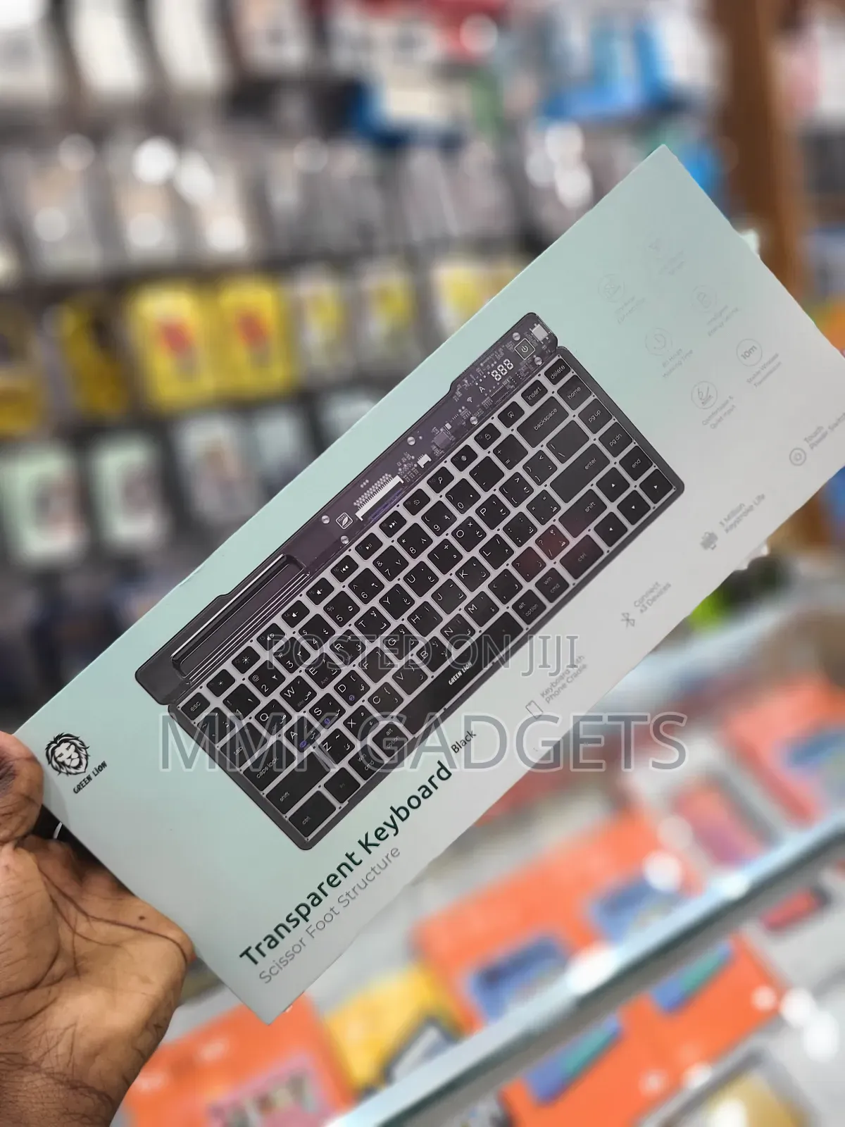 Green Transparent Keyboard