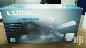 Logik Ceiling Fan With Lightshade 105cm