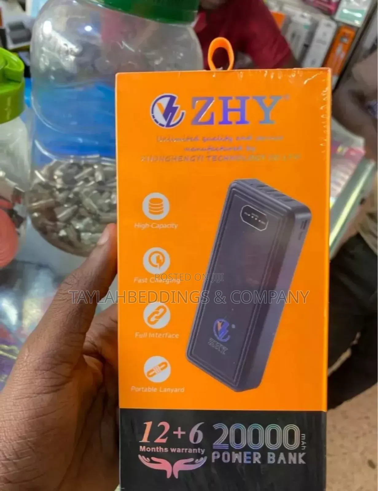 20000mah Power Bank 4in1 - Black