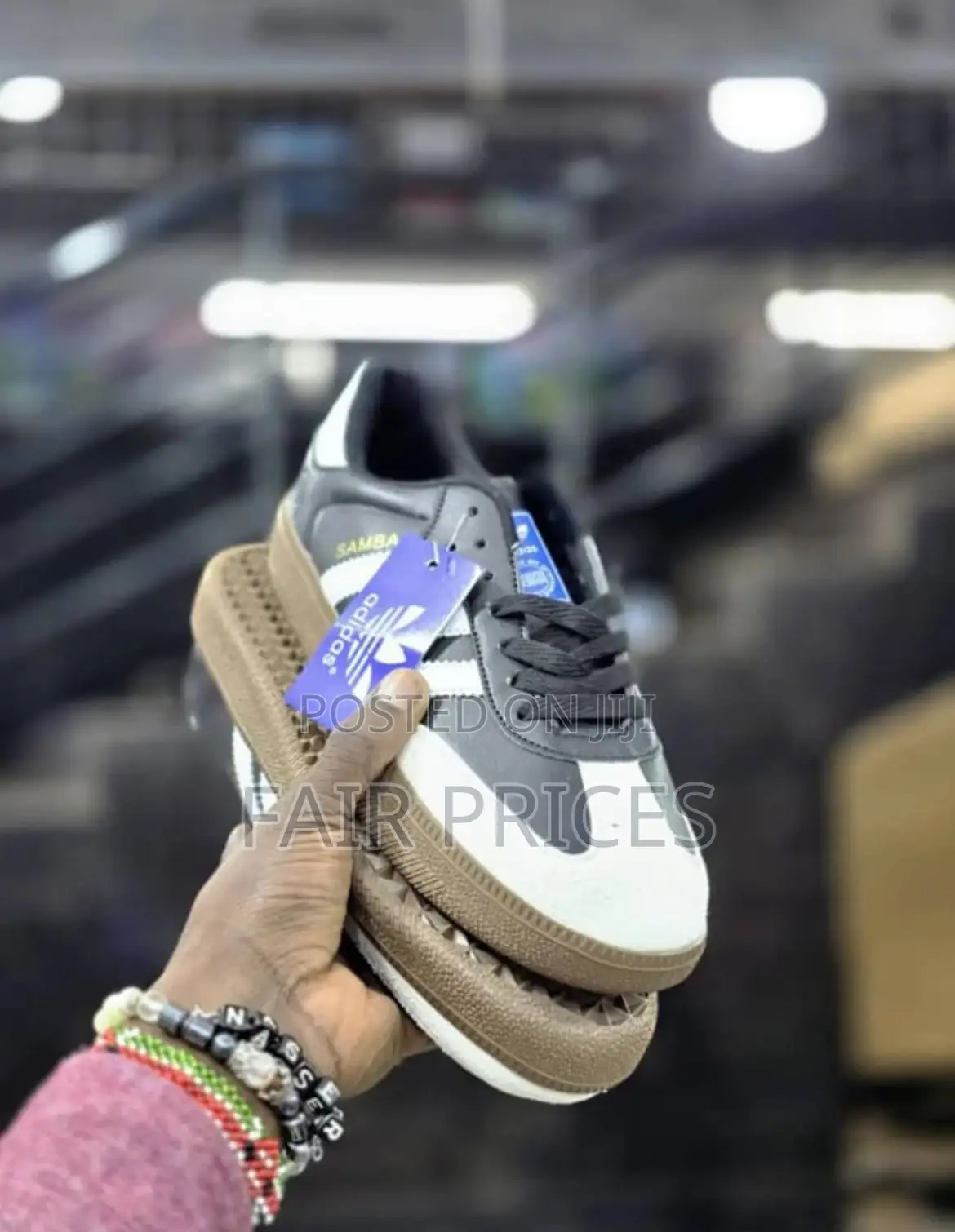 Five Star Adidas Samba Laced Sneakers