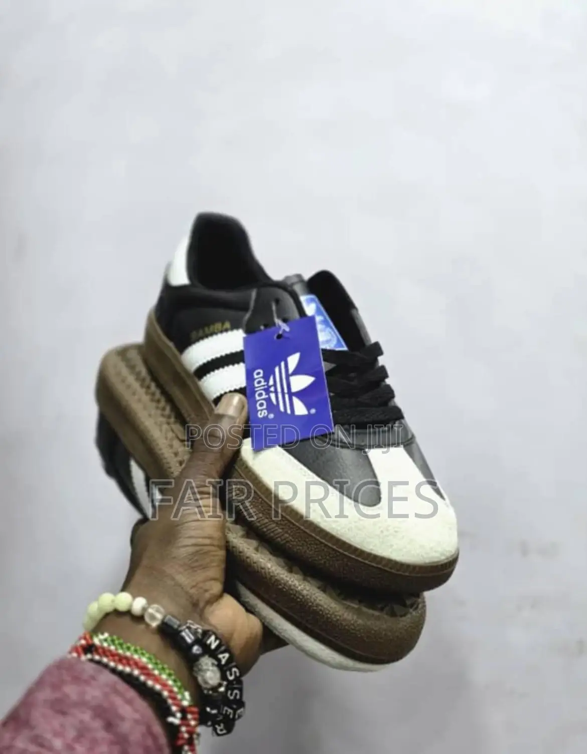 Five Star Adidas Samba Laced Sneakers