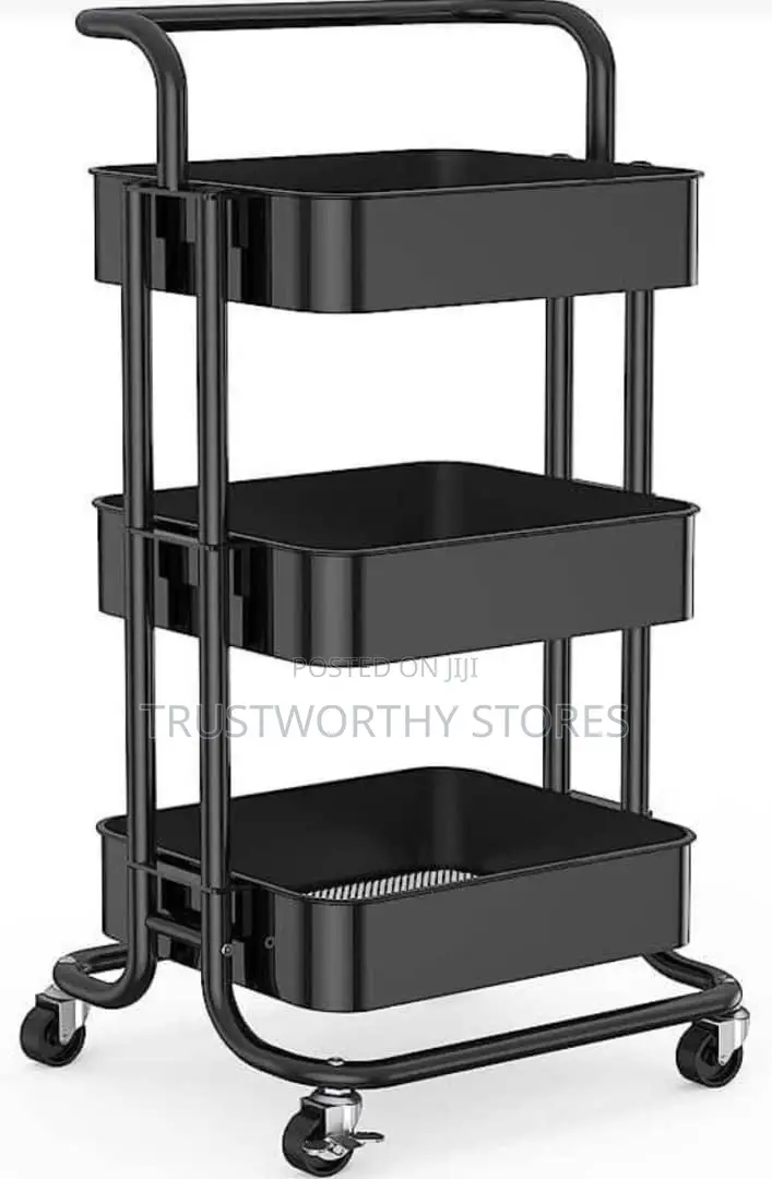 3 Levels Excellent Mobility Kitchen Trolley