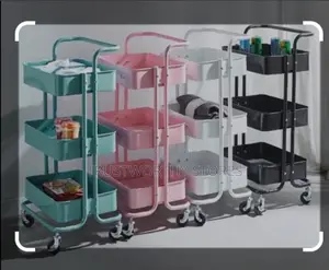 3 Levels Excellent Mobility Kitchen Trolley