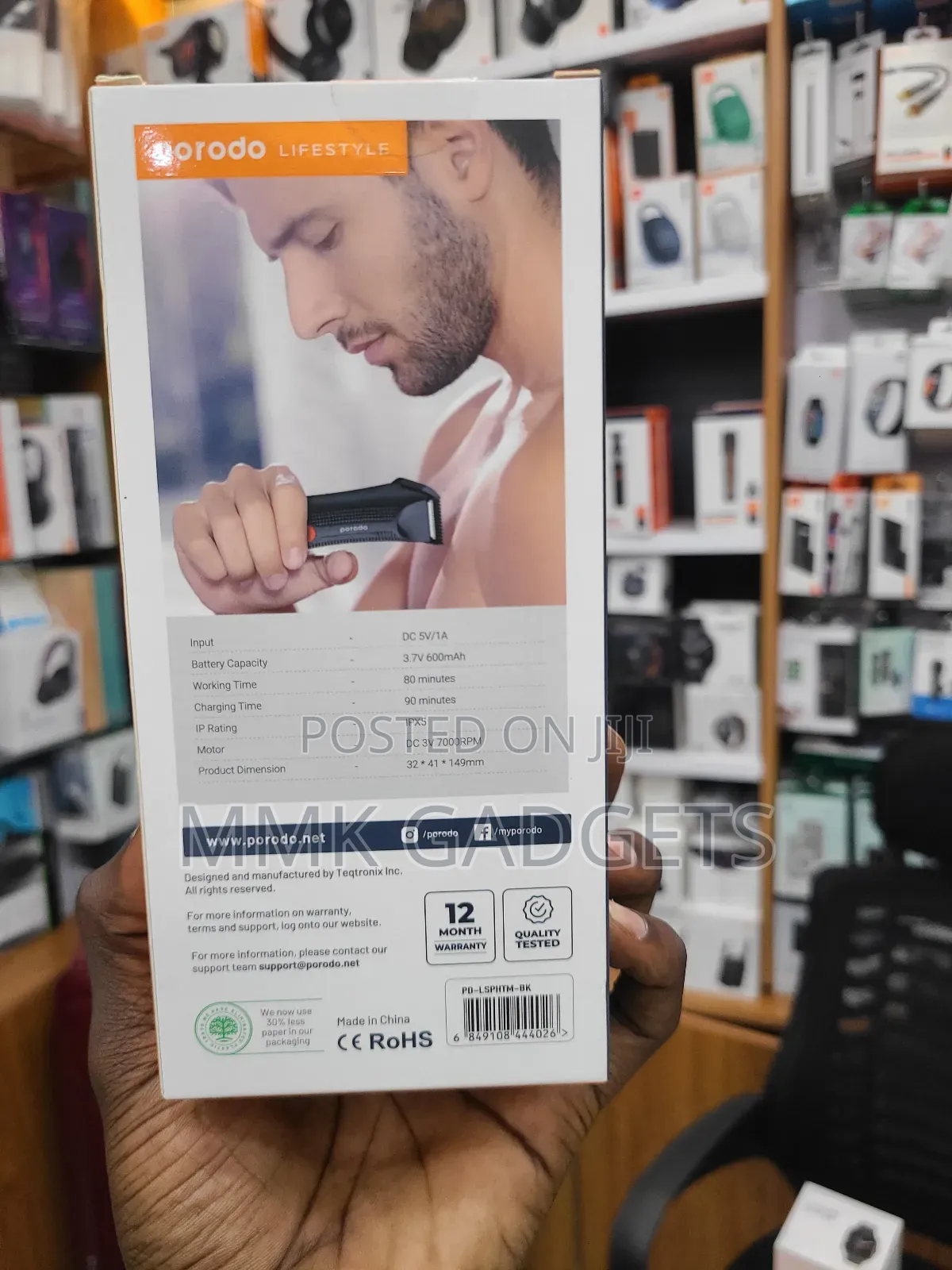 Porodo Sensitive Parts Hair Trimmer