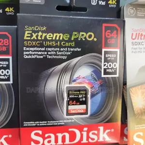 64gb Extreme Pro SD Card/ 64gb Sandisk Extreme Pro SD