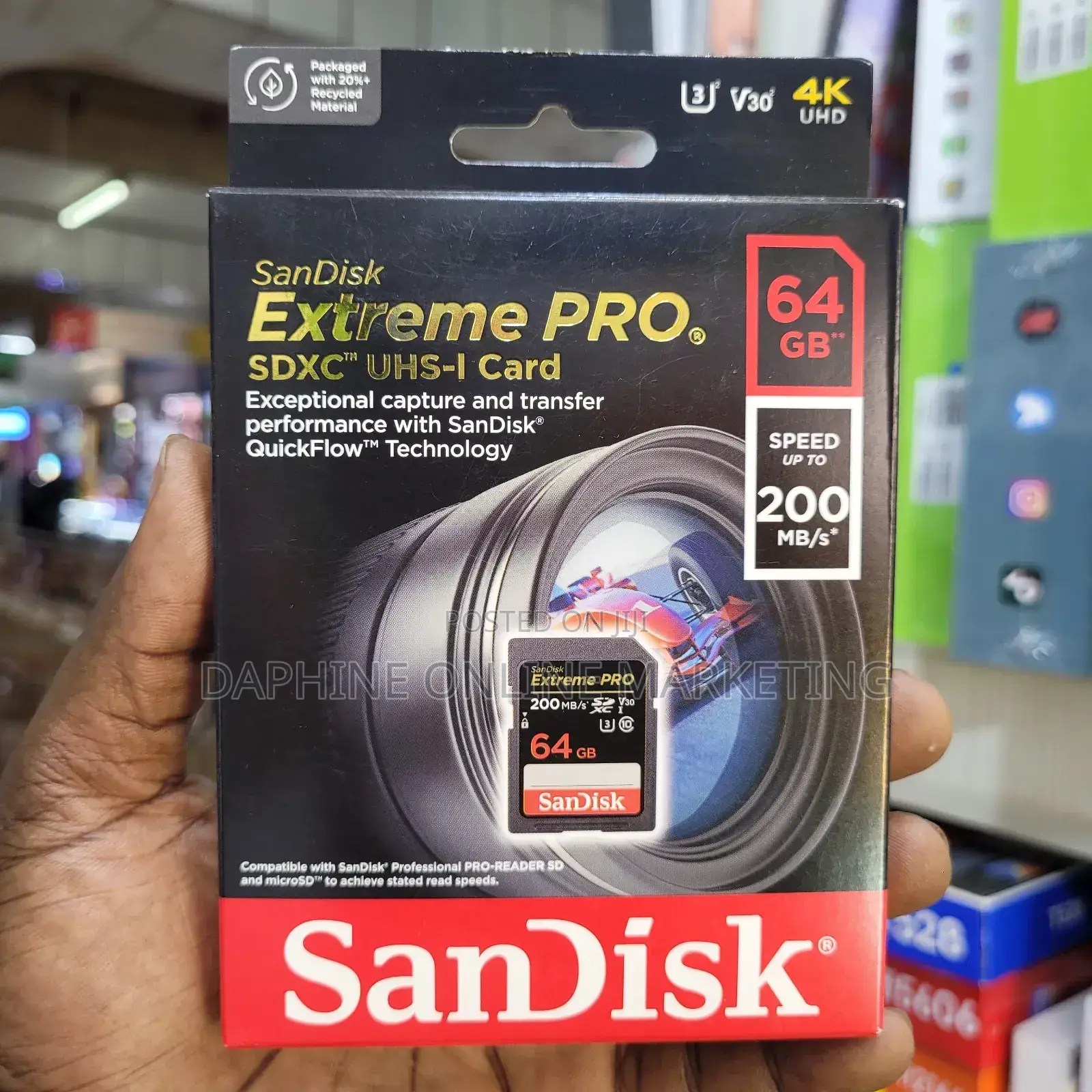 64gb Extreme Pro SD Card/ 64gb Sandisk Extreme Pro SD
