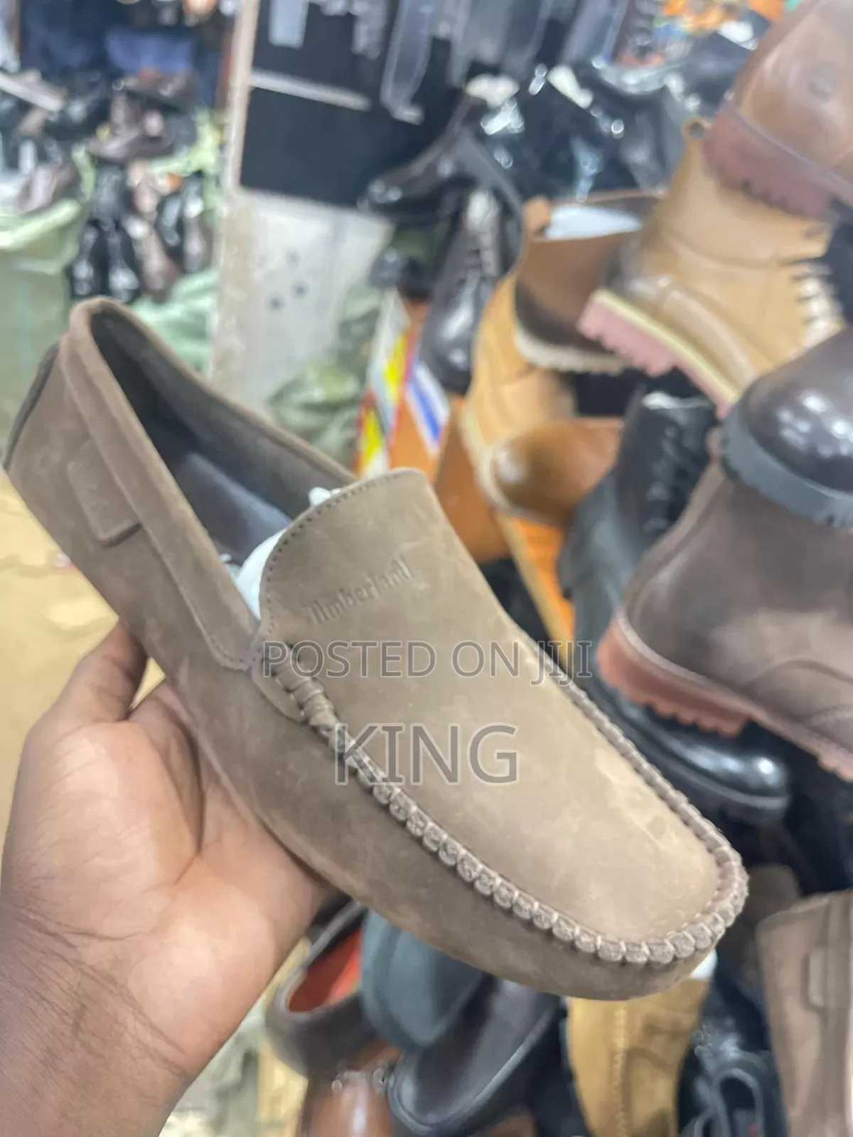 Real Brown Timberland Moccasins