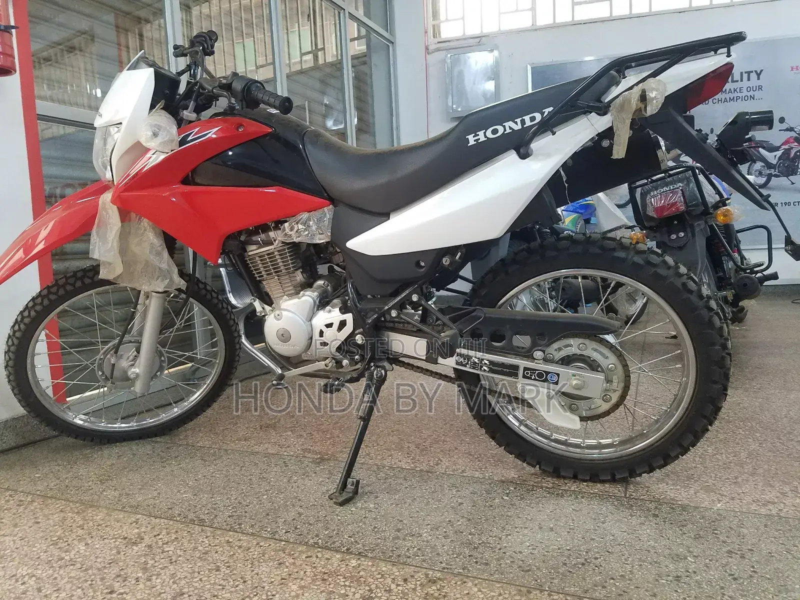 New Honda Transalp XL600V 2024 Red