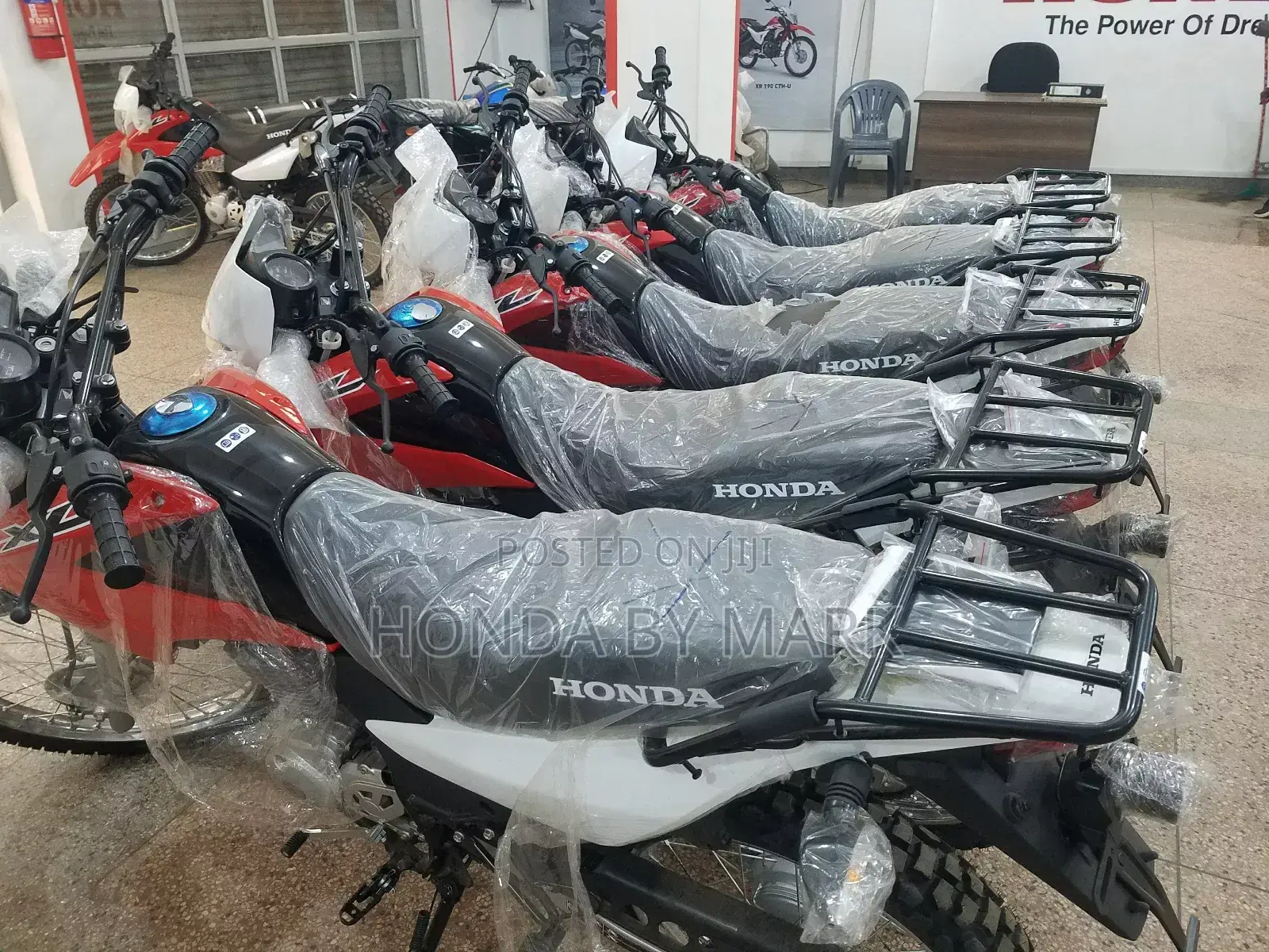 New Honda Transalp XL600V 2024 Red