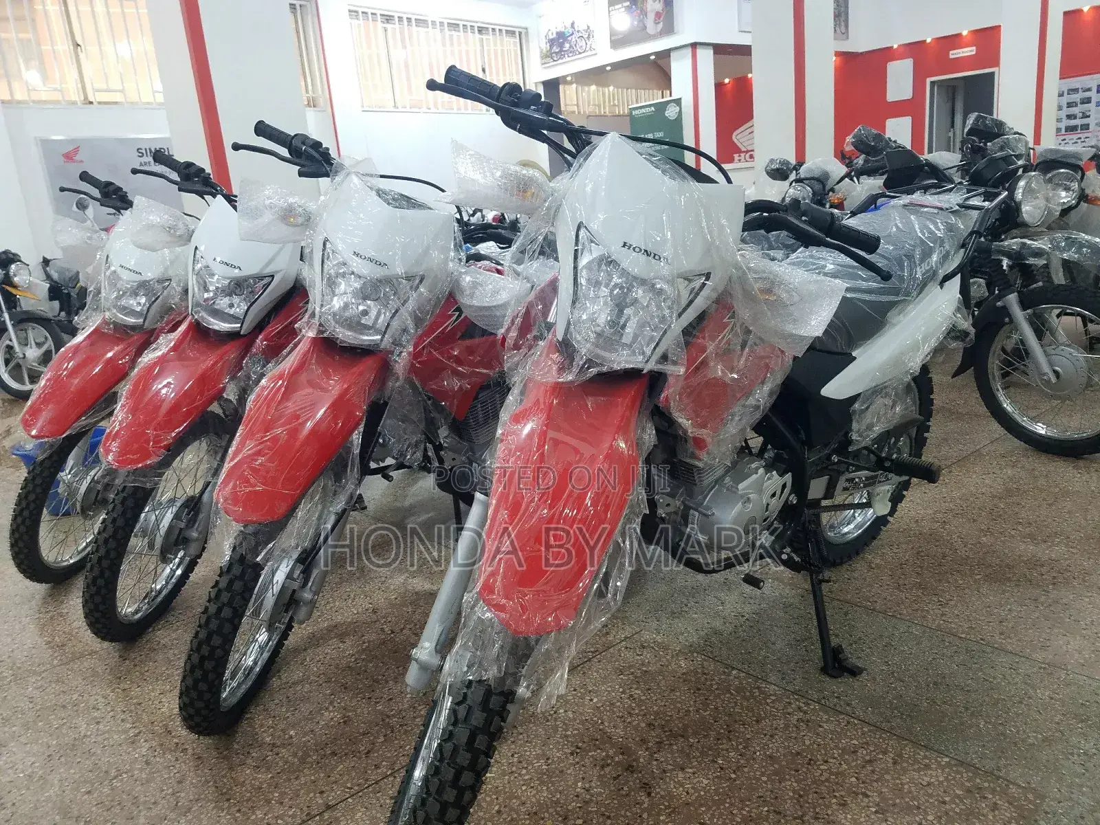 New Honda Transalp XL600V 2024 Red