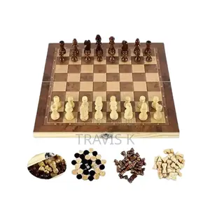 Wooden Foldable Chess Set