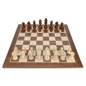 Photo - Foldable Wooden Chess Board