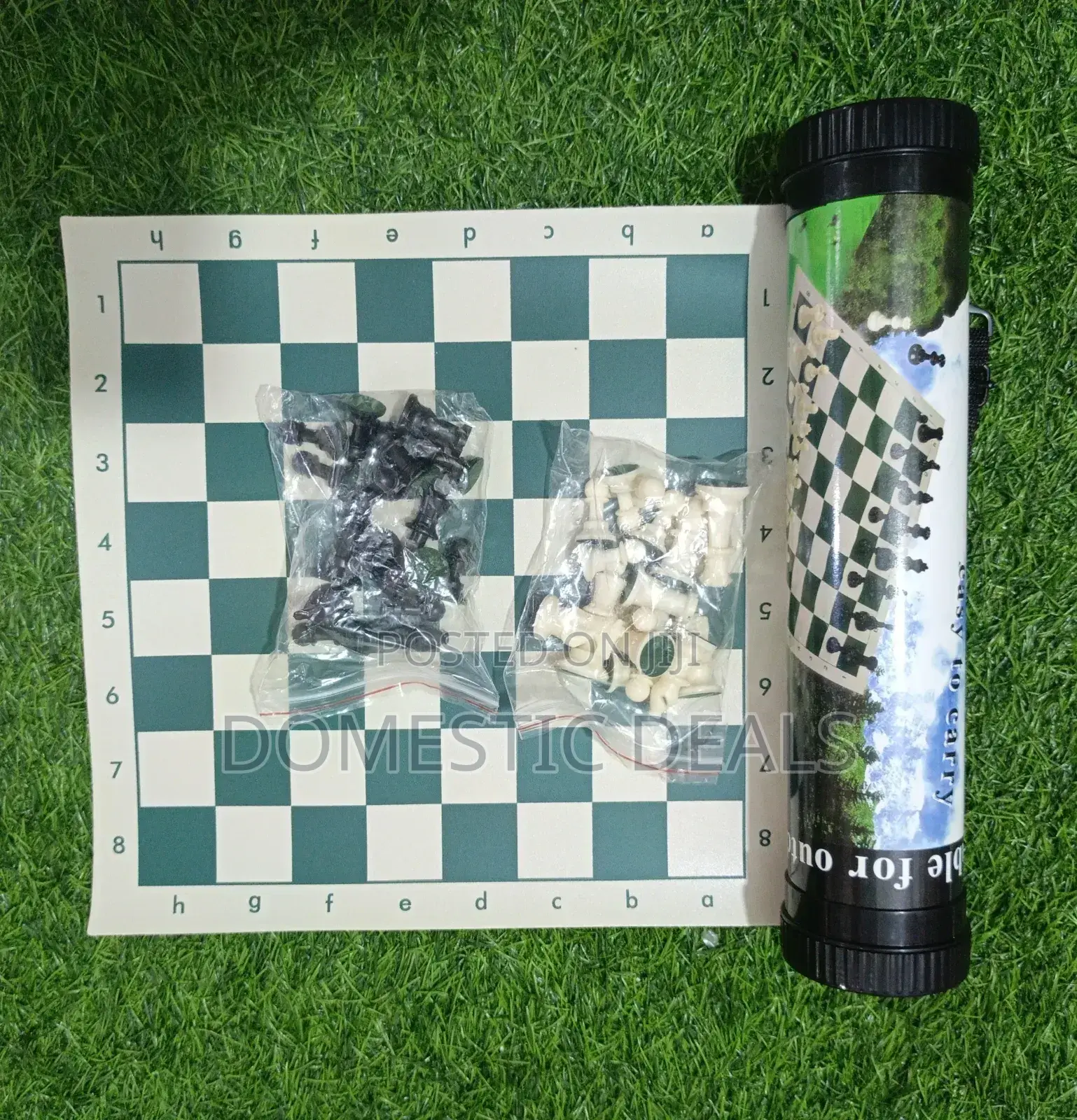 Folding Chess Mat With Storage Case