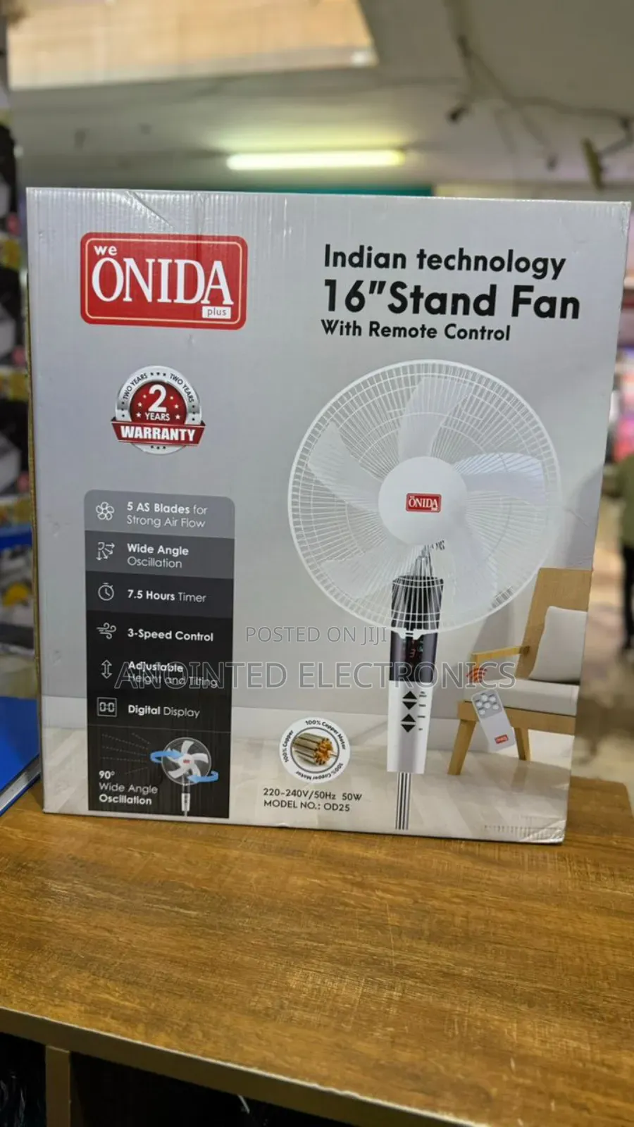 Standing Fans White