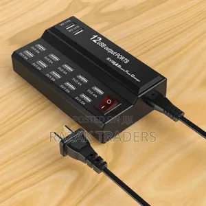 12 Ports Usb Hub, Multiple Devices12 Port Charging Station
