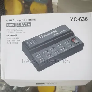 12 Ports Usb Hub, Multiple Devices12 Port Charging Station