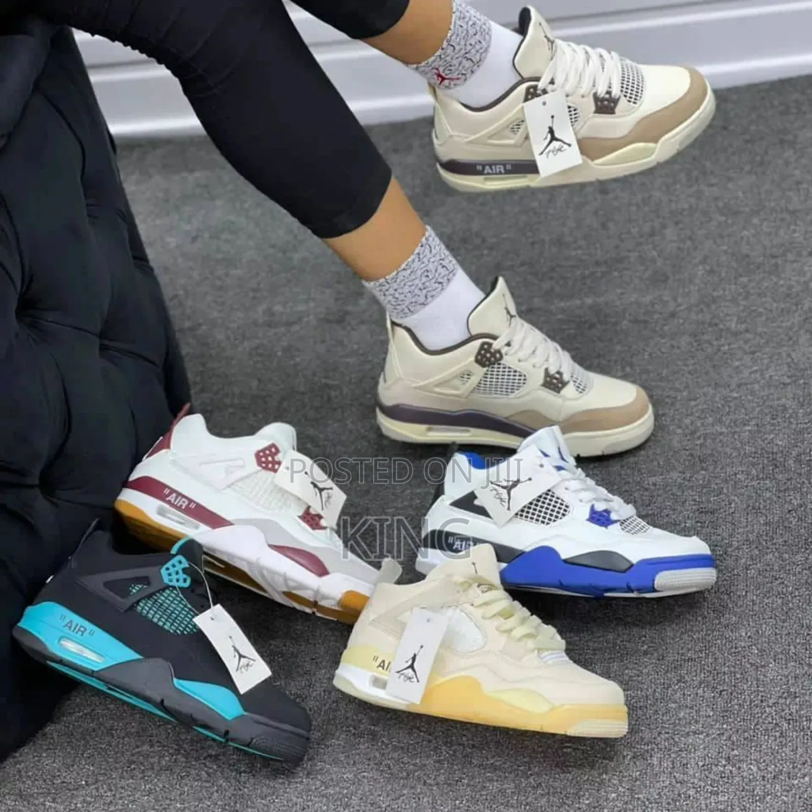 Assured Ladies Jordan 4 Sneakers