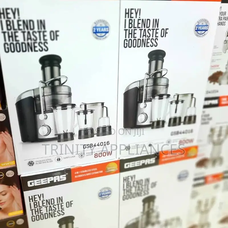 Geepas 4-in-1 Blender Juicer Extractor Gsb44016