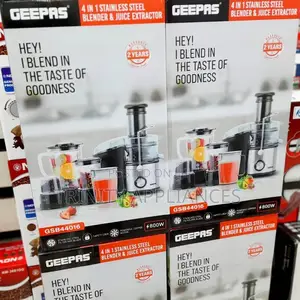 Geepas 4-in-1 Blender Juicer Extractor Gsb44016