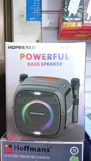 Hopestar Powerful Bass Speaker With Microphone