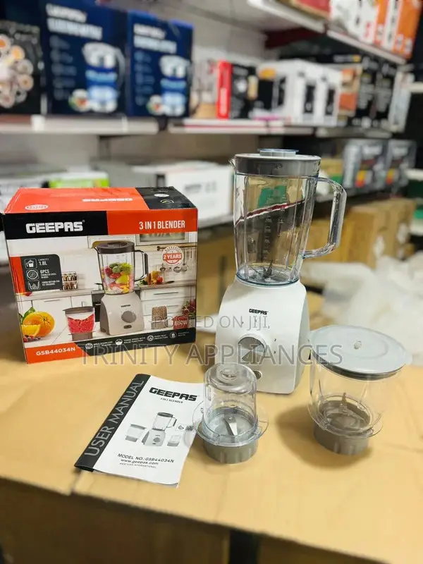 Geepas 600w 3 in 1 Blender -44034 Ice Crusher