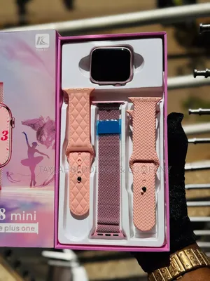 Wisme Ws-68 Mini Smartwatch 3 Strap New 2025 (Black)