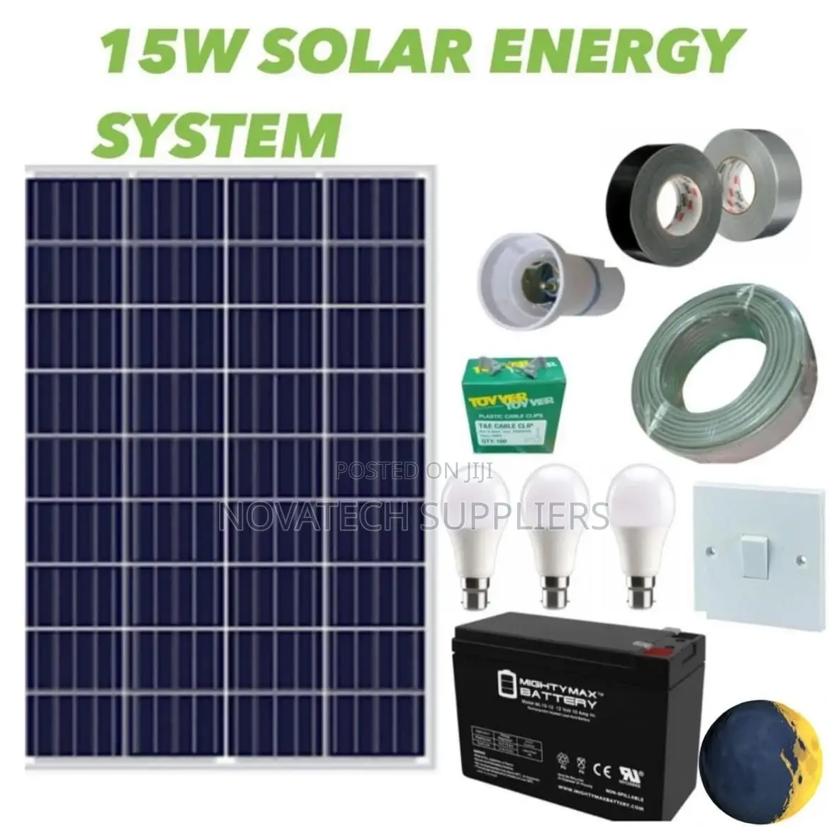 15W Solar System Kit / Lights and Charging