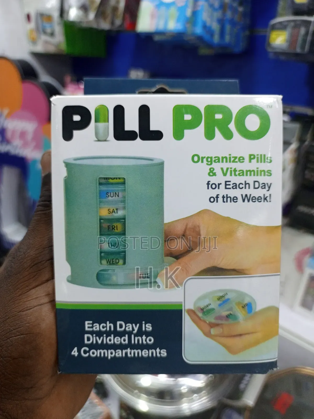Pill Pro, Weekly Pill Organizer.
