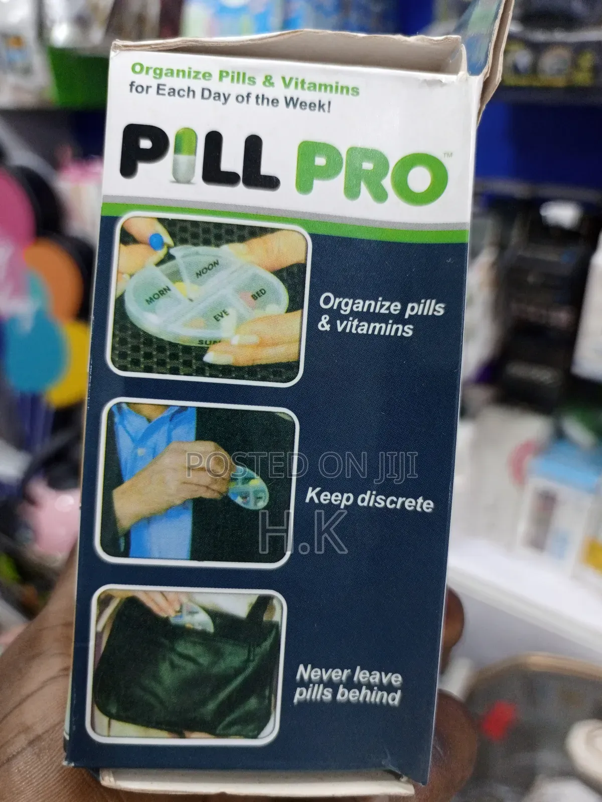 Pill Pro, Weekly Pill Organizer.