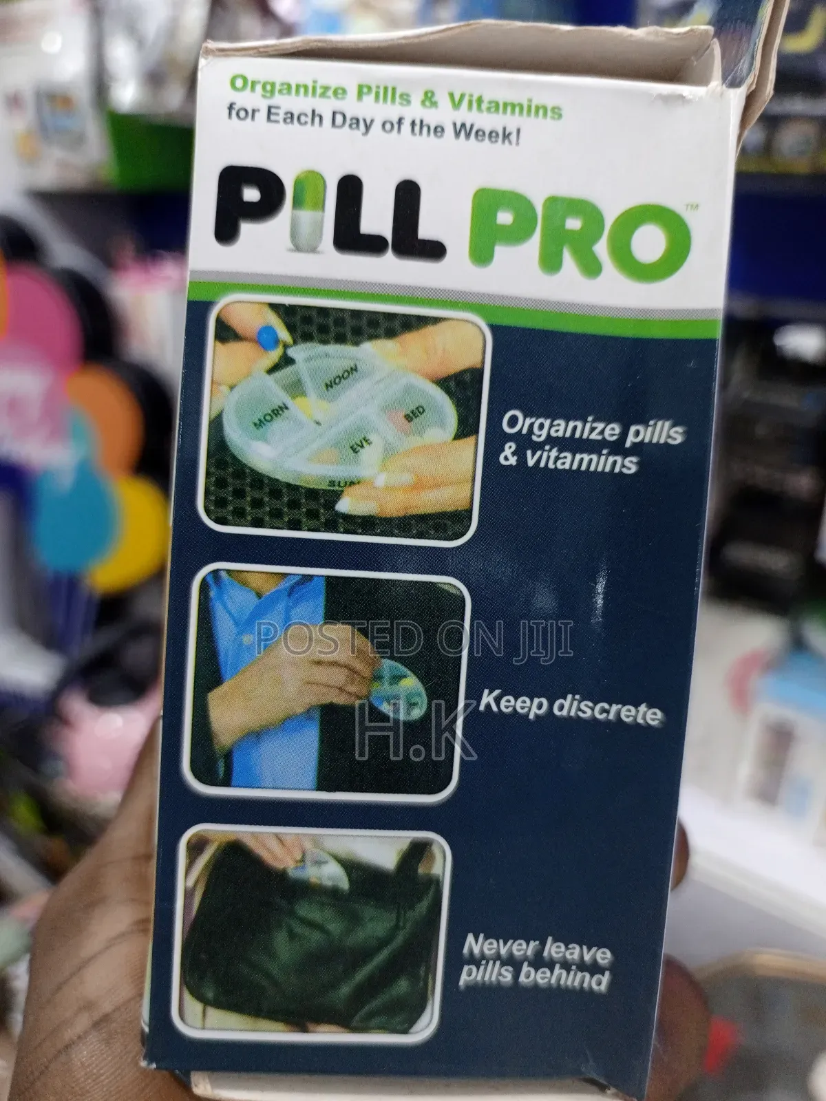 Pill Pro, Weekly Pill Organizer.