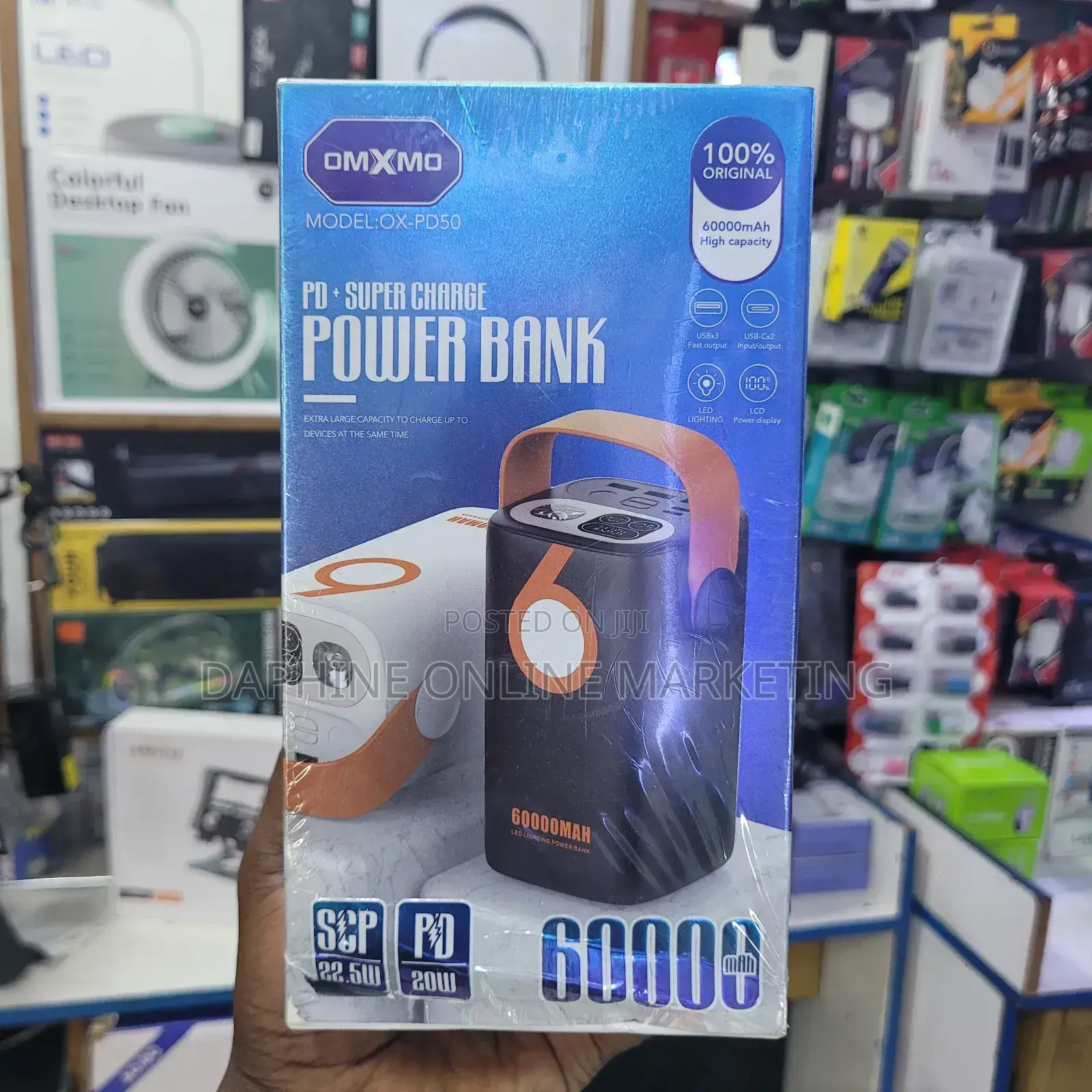 60000mah Omoxom Power Bank/ Heavy-Duty Omoxom 60000mah Bank