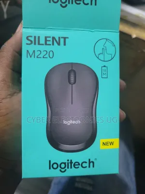 Silent Logitech Wireless Mouse for Laptop, Desktop M220