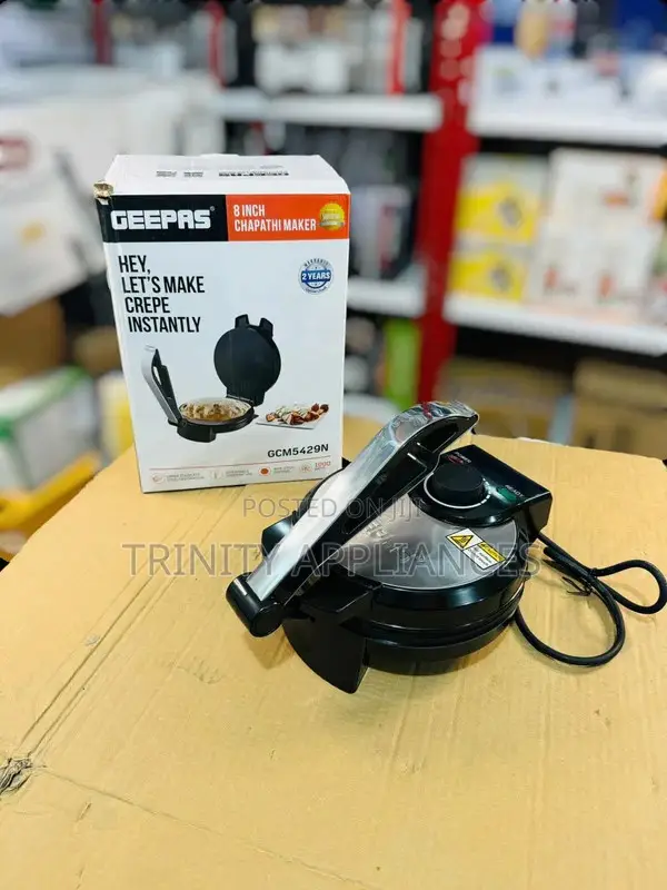 Geepas 8 Inch Chapathi/Roti Maker Gcm5429n