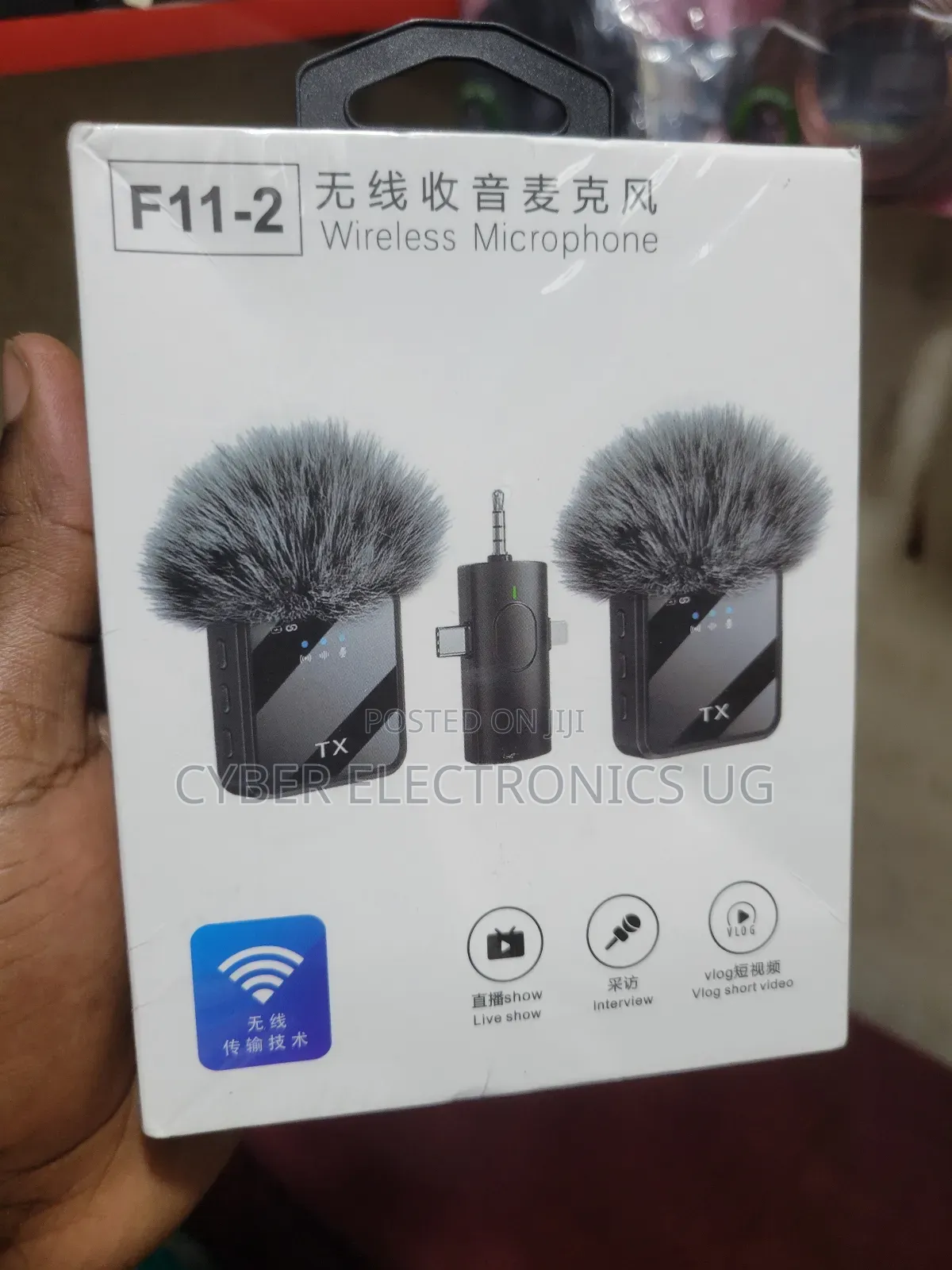 Wireless Double Microphone for iPhone Type C and Aux