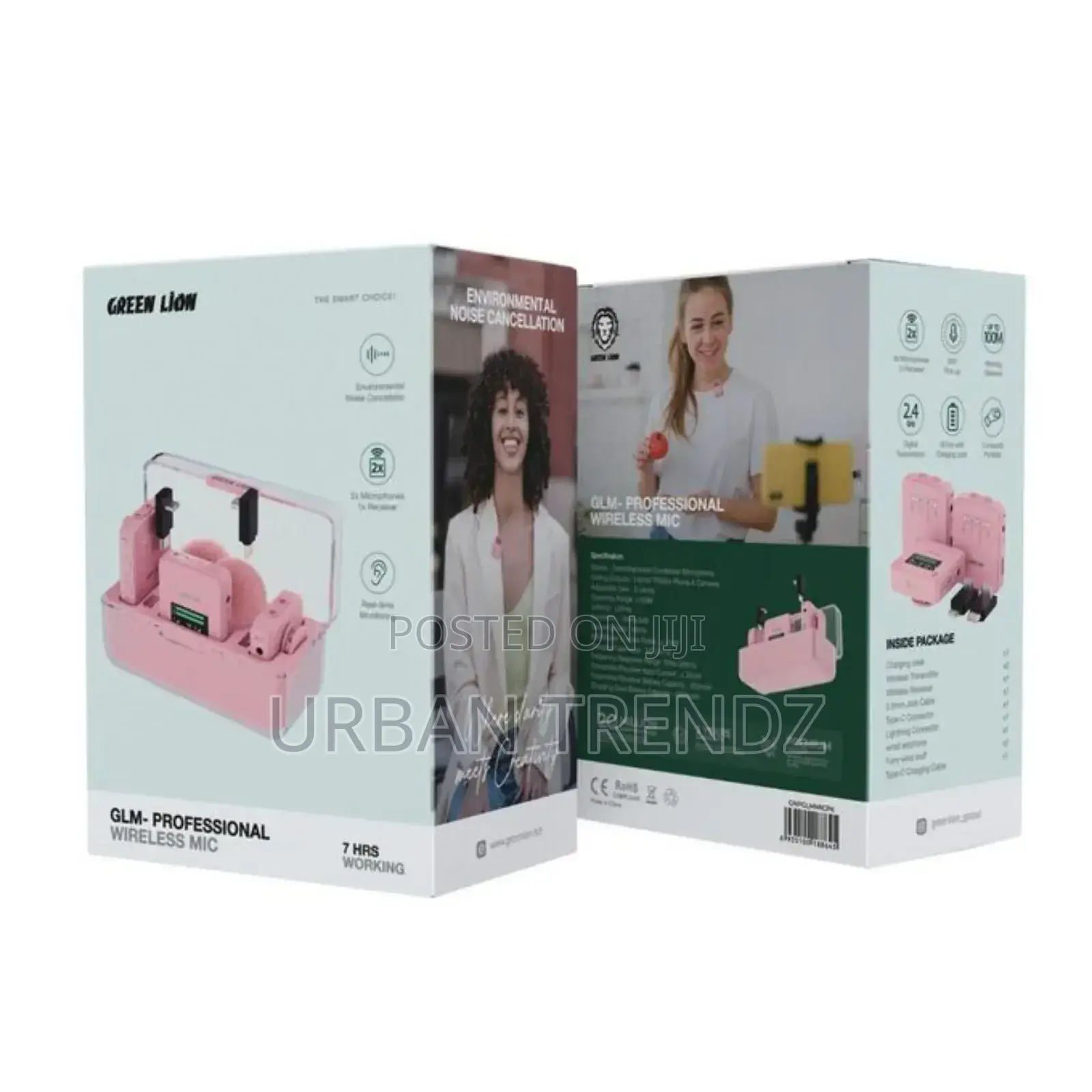 Green Lion GLM-Professional Wireless Microphone 7 Hours 360°