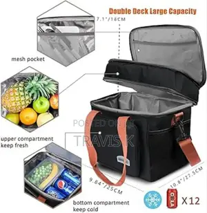 Double Deck Lunch Bag