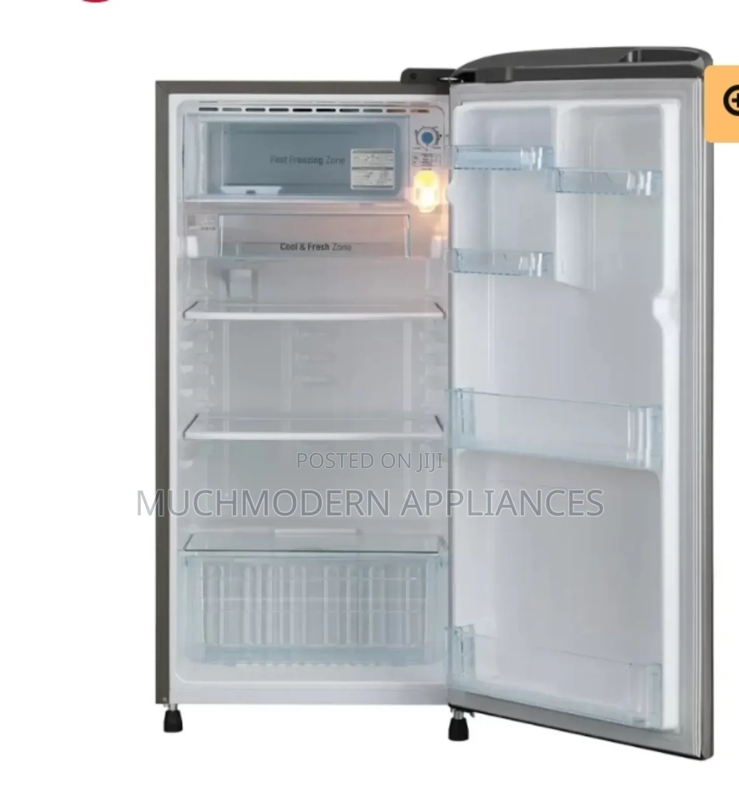 LG GL-B201SLLB Single Door/180l /Moist Balance Crispertm