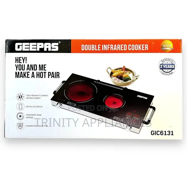 Geepas Double Infrared Cooker Gic-6131gic