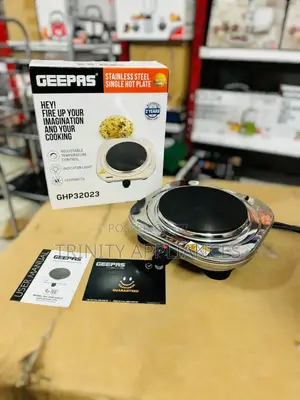 Geepas Stainless Steel Single Hot Plate 1500W